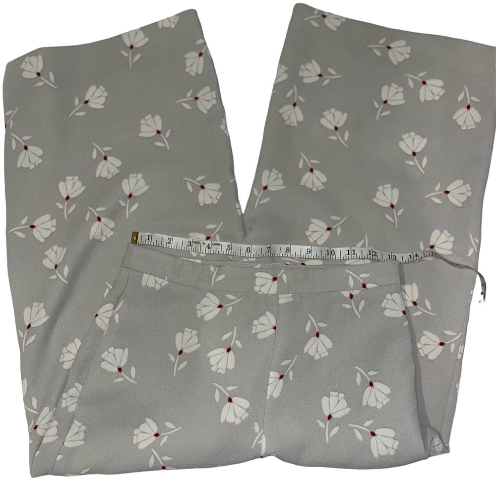 Zara Basic Floral High Waist Culottes Pant Size XS